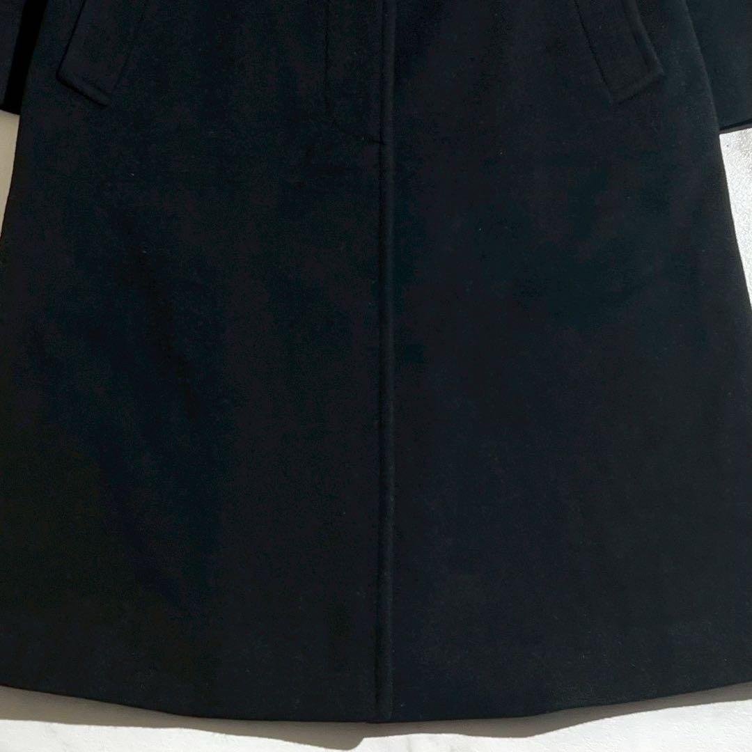 【極美品/38】バーバリーロンドン ステンカラ―コート ノバチェック アンゴラ