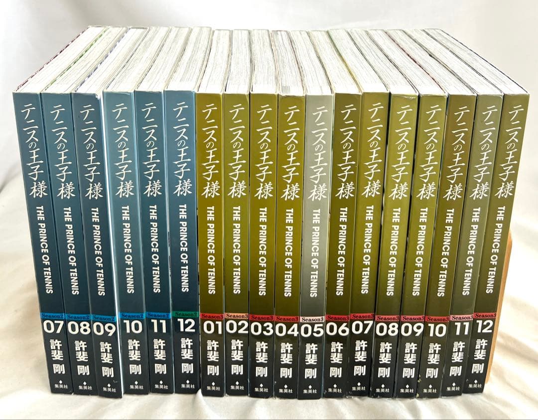 【着想ノート全36種完備・全巻初版】テニスの王子様 完全版 全巻セット