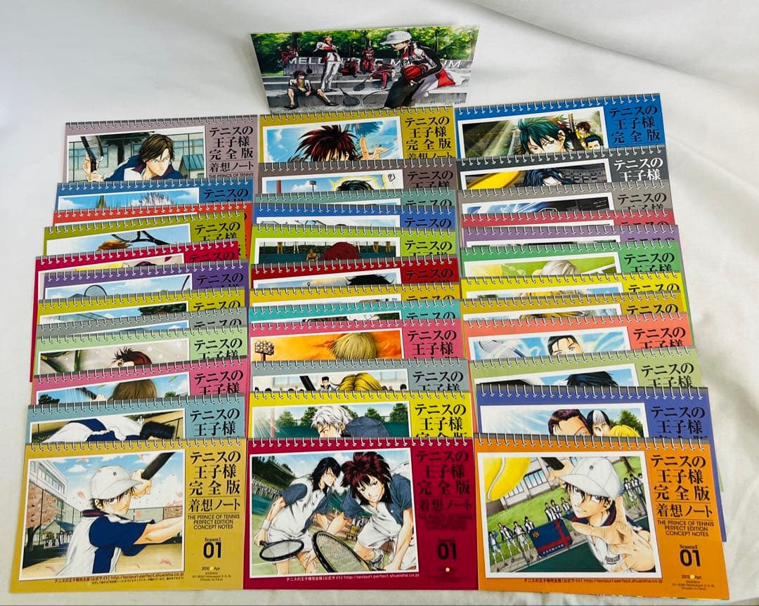 【着想ノート全36種完備・全巻初版】テニスの王子様 完全版 全巻セット