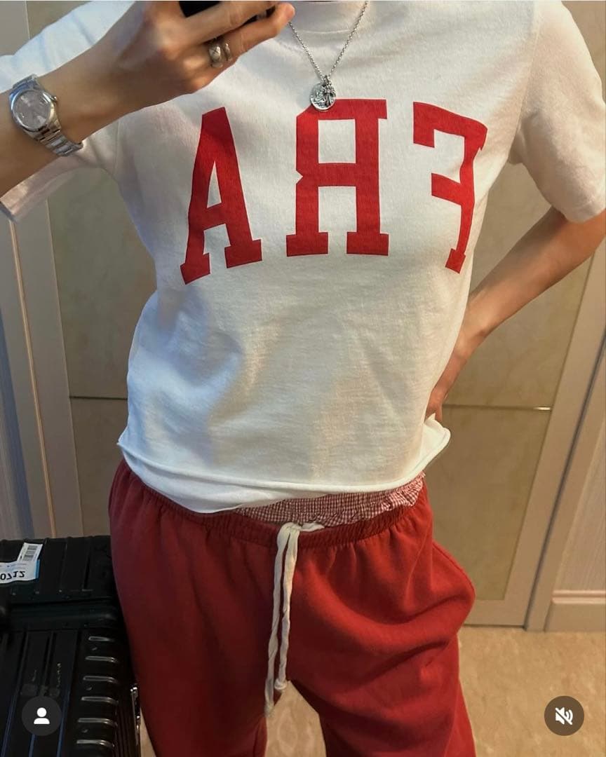 【未開封品】ok.soon オクスン　オリジナルロゴTシャツ　ホワイト　サイズ2