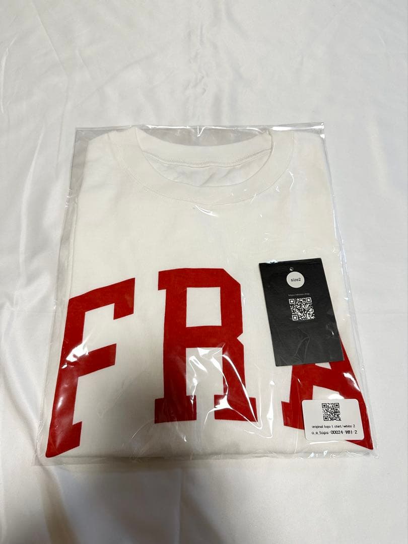 【未開封品】ok.soon オクスン　オリジナルロゴTシャツ　ホワイト　サイズ2