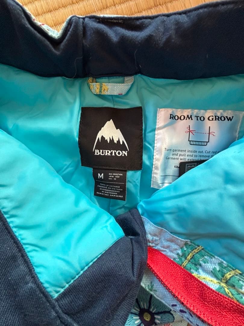 BURTON 子供用スノーボードウェア M 上下セット
