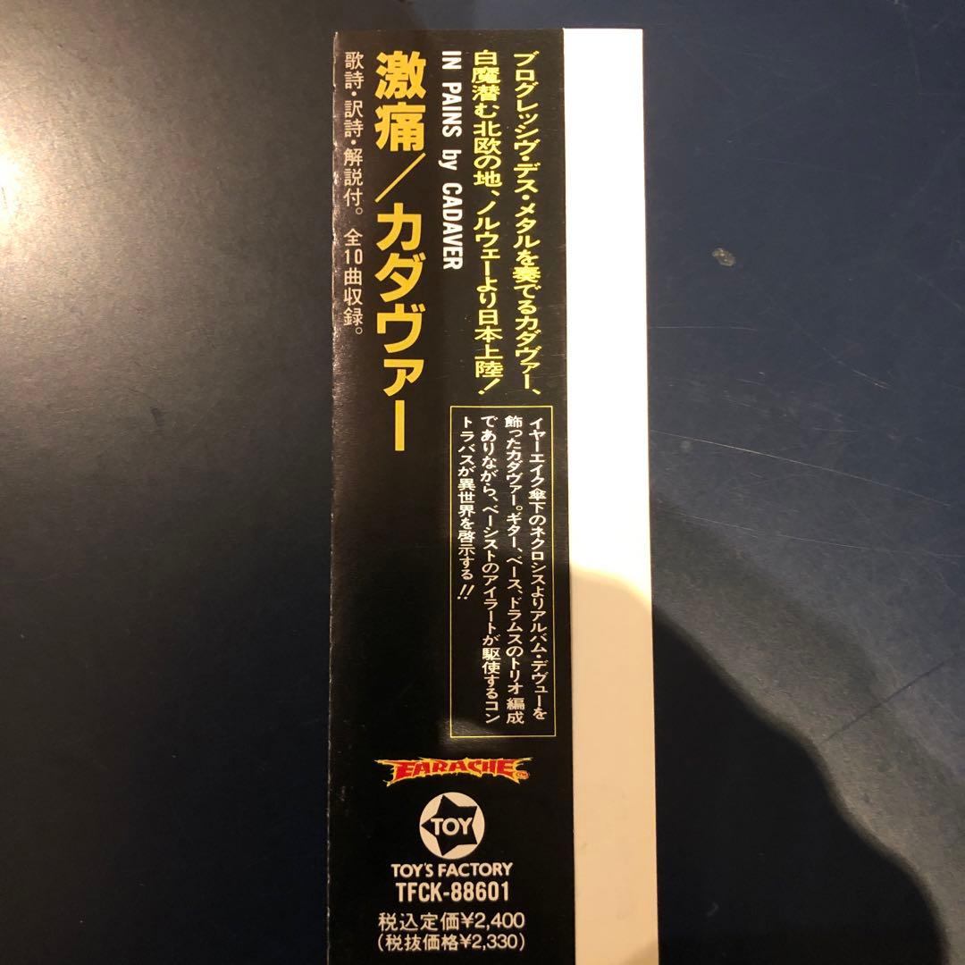 激痛/カダヴァー　Cadaver …In Pains 希少レア