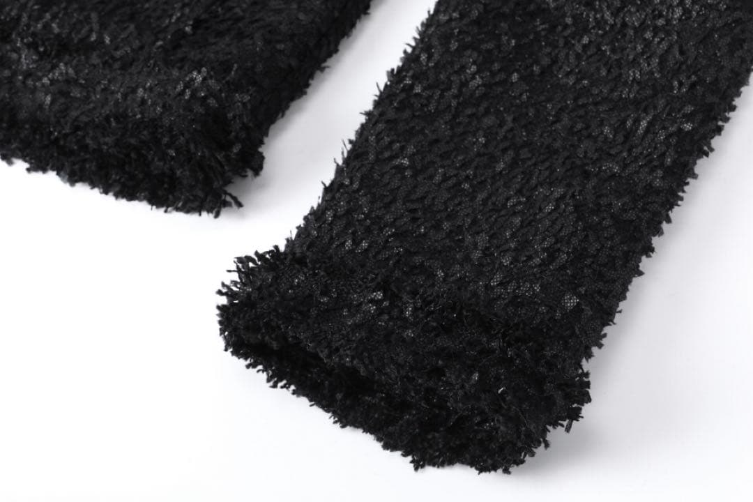 【定価2.7万円/新品未使用タグ付】KHAKIPOINT ツイードジャケット 黒