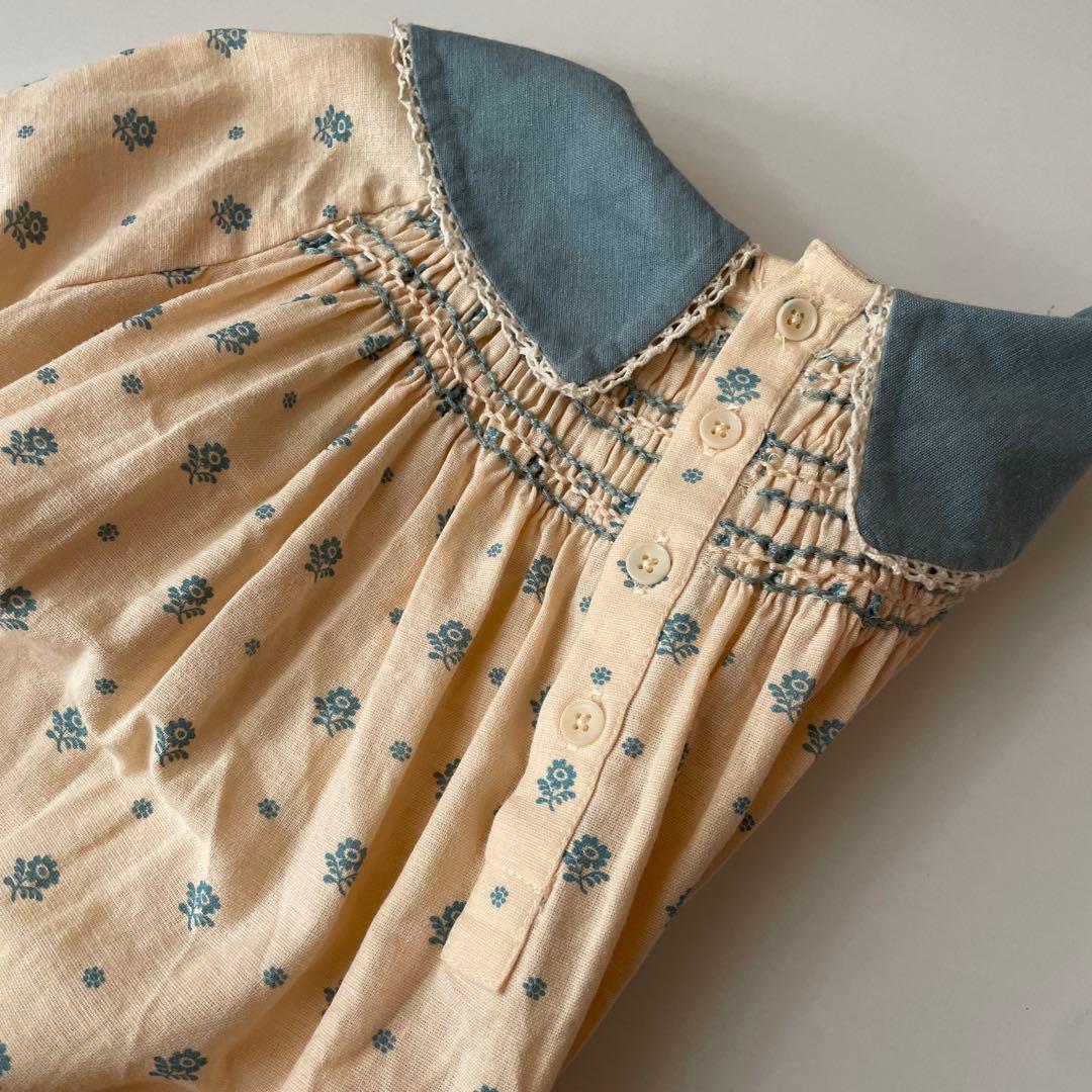 美品 apolina kids ワンピース 5-7y