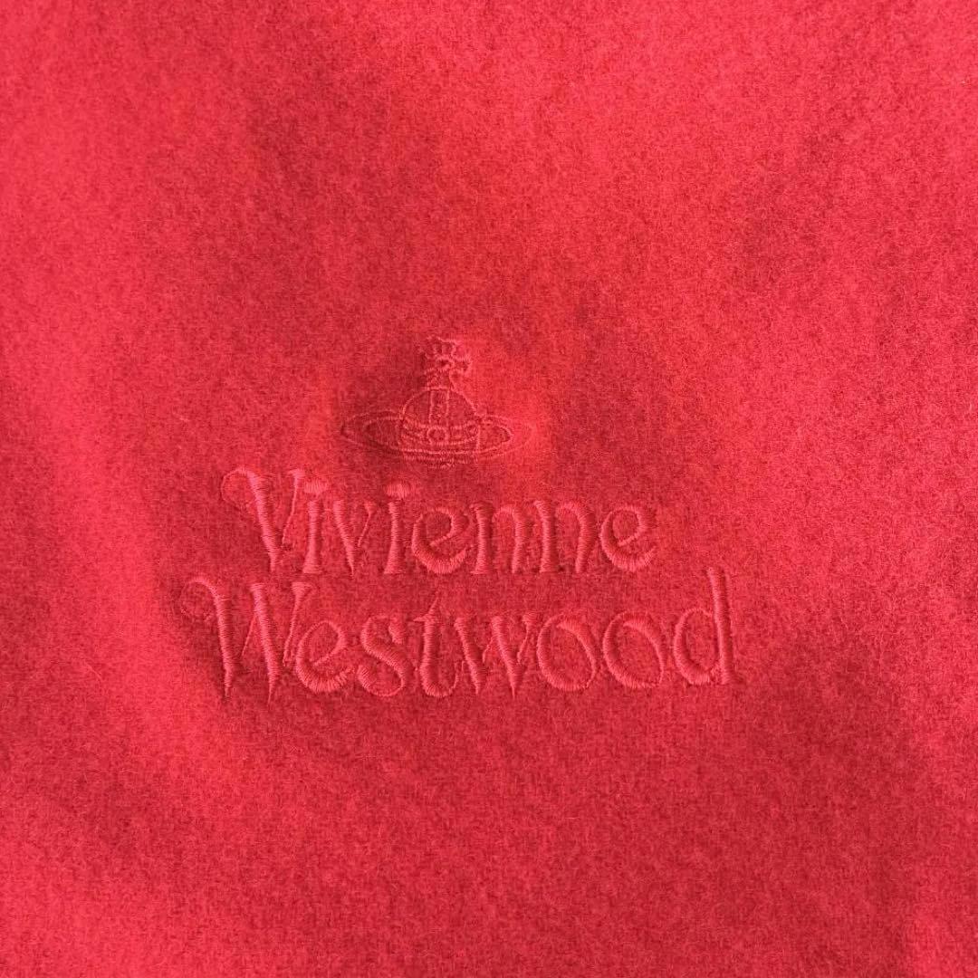 新品 ヴィヴィアンウエストウッド♡ウール マフラー オーブ 刺繍 イタリア製