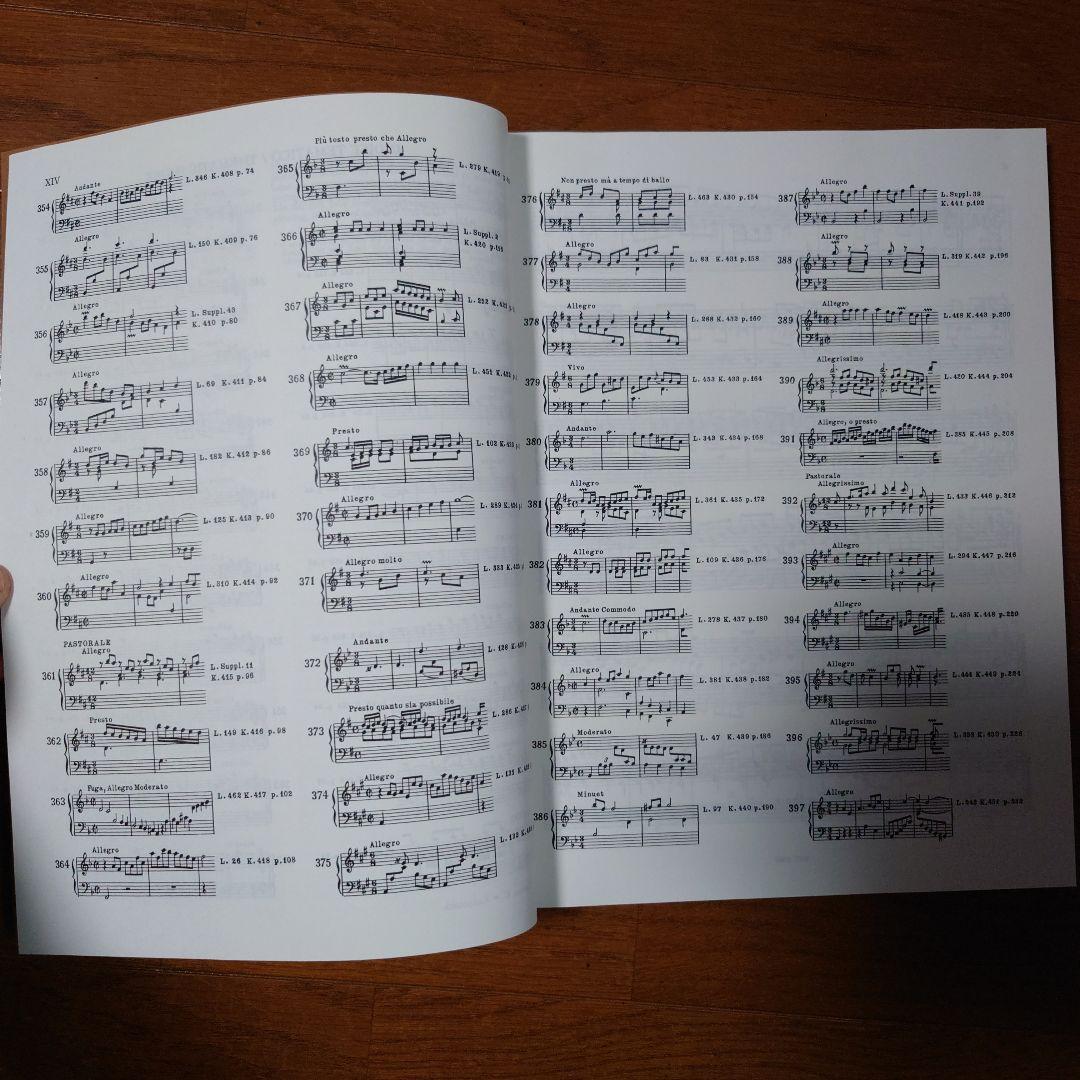 スカルラッティ　チェンバロソナタ７巻　楽譜