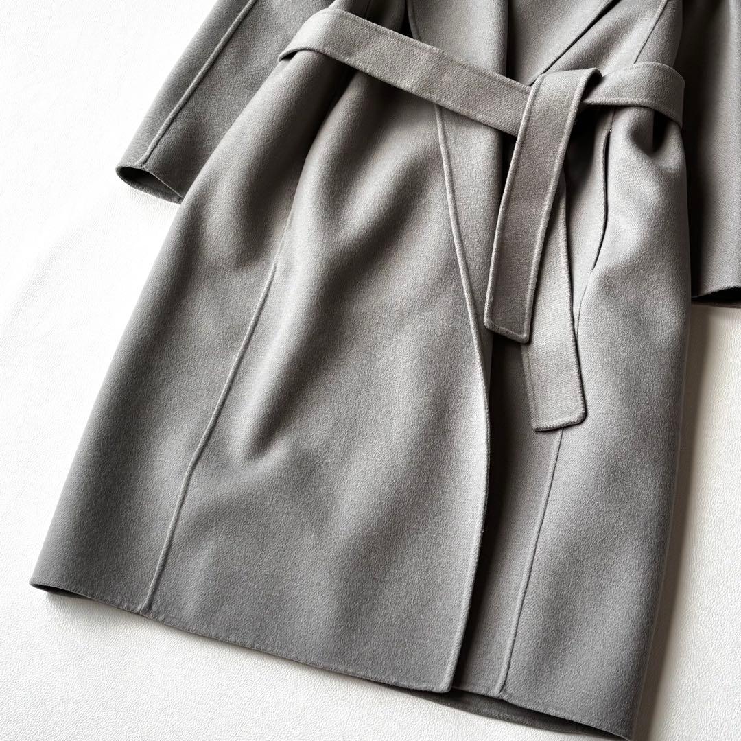 Max Mara クチートアマーノ　ダブルフェイスウールコート　ベルト　36
