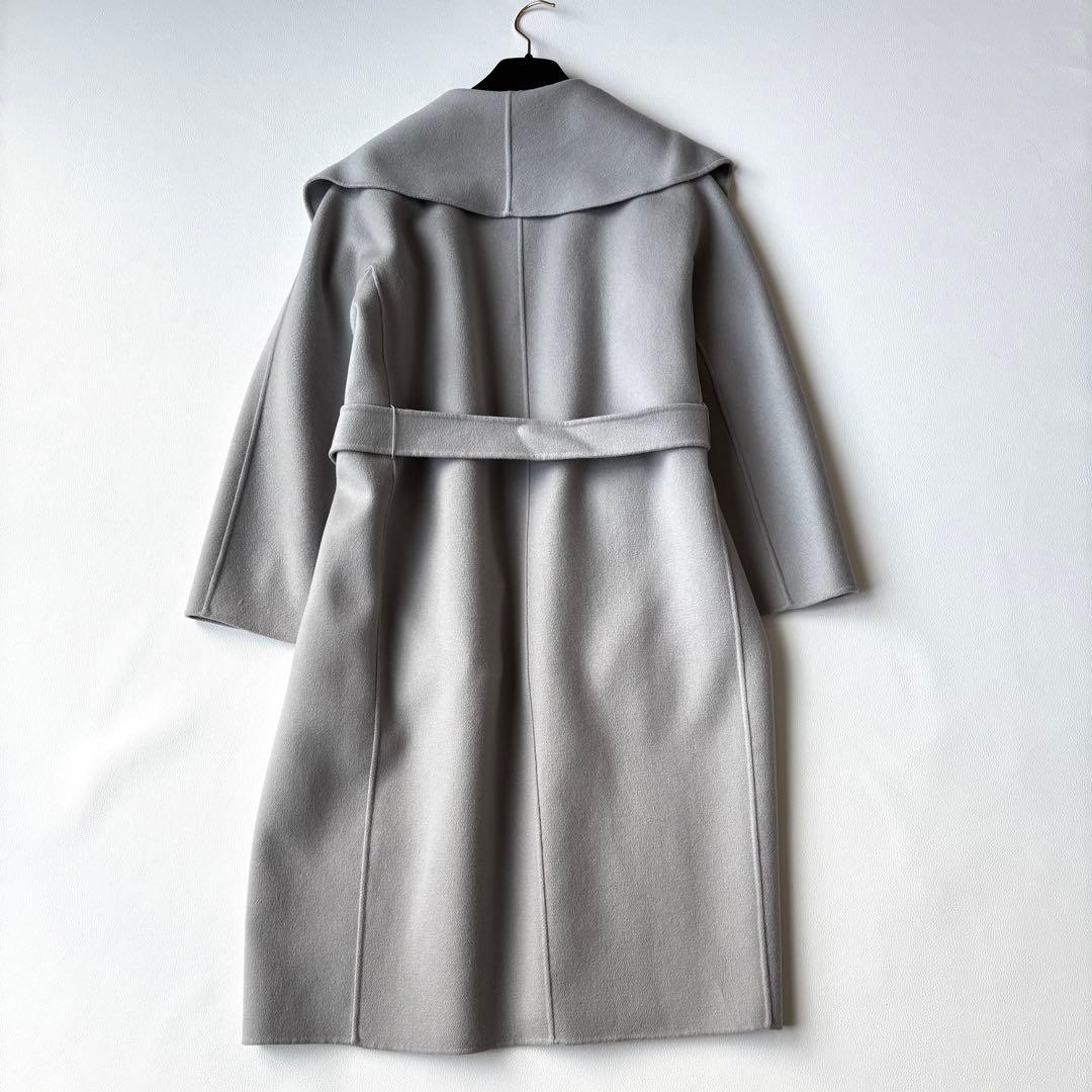 Max Mara クチートアマーノ　ダブルフェイスウールコート　ベルト　36