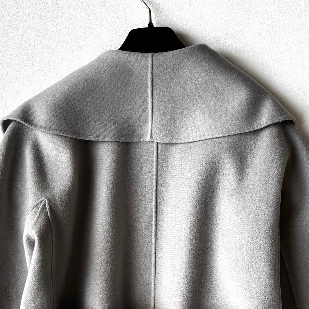 Max Mara クチートアマーノ　ダブルフェイスウールコート　ベルト　36