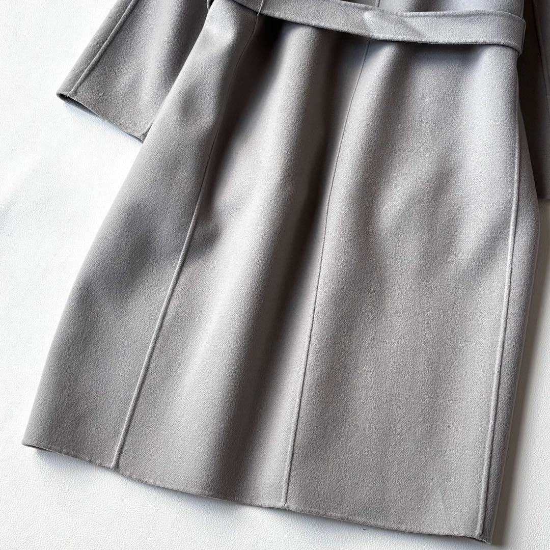 Max Mara クチートアマーノ　ダブルフェイスウールコート　ベルト　36