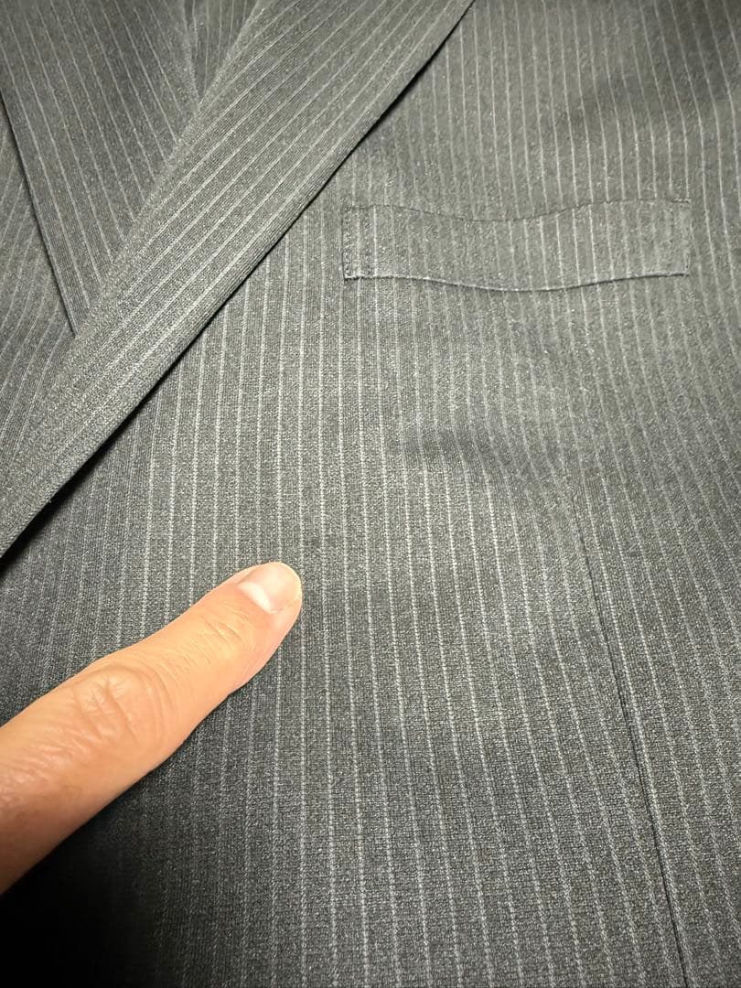 A7新品未使用！超快適ストレッチ2パンツスーツ！ウォッシャブル！ブラック！極小訳