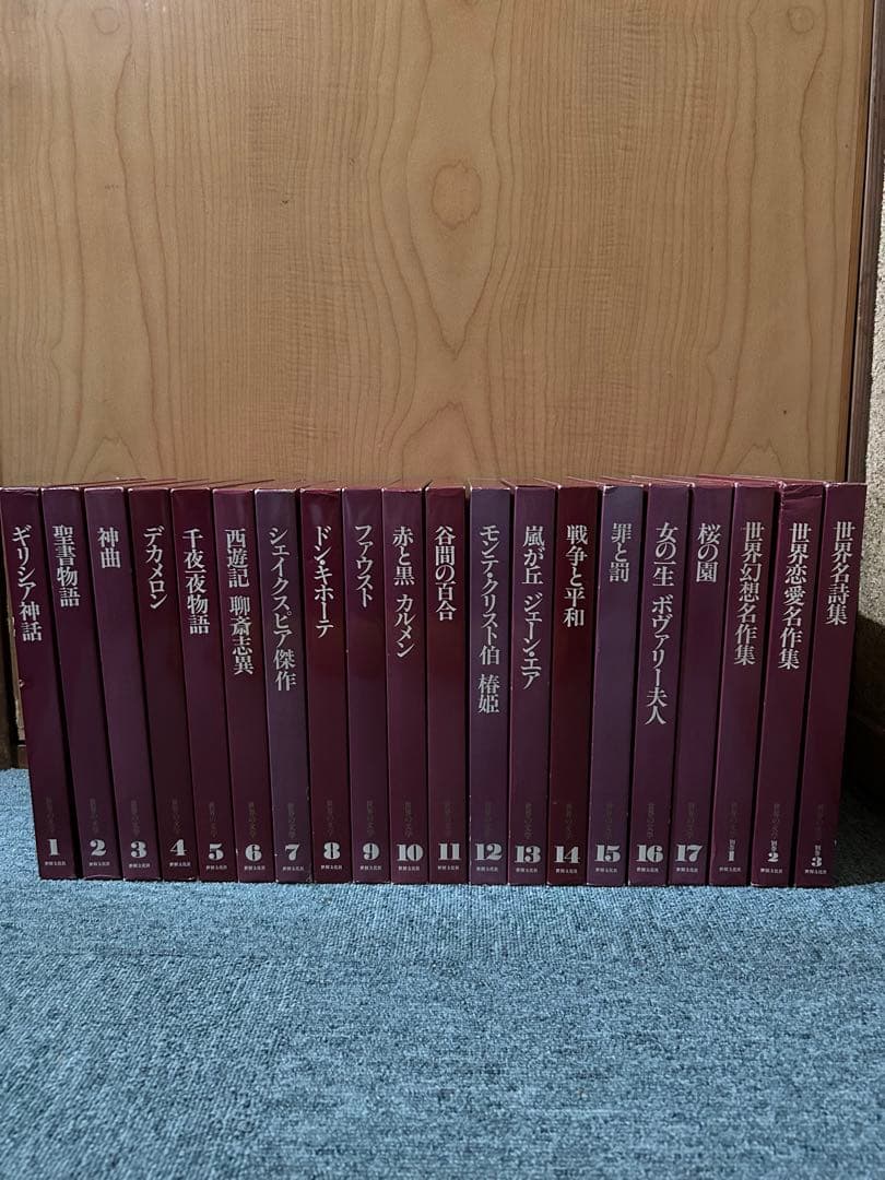 世界の文学 17巻+別冊3巻 世界文化社 約23cm×29cm