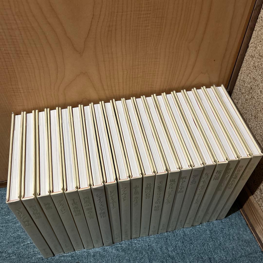 世界の文学 17巻+別冊3巻 世界文化社 約23cm×29cm