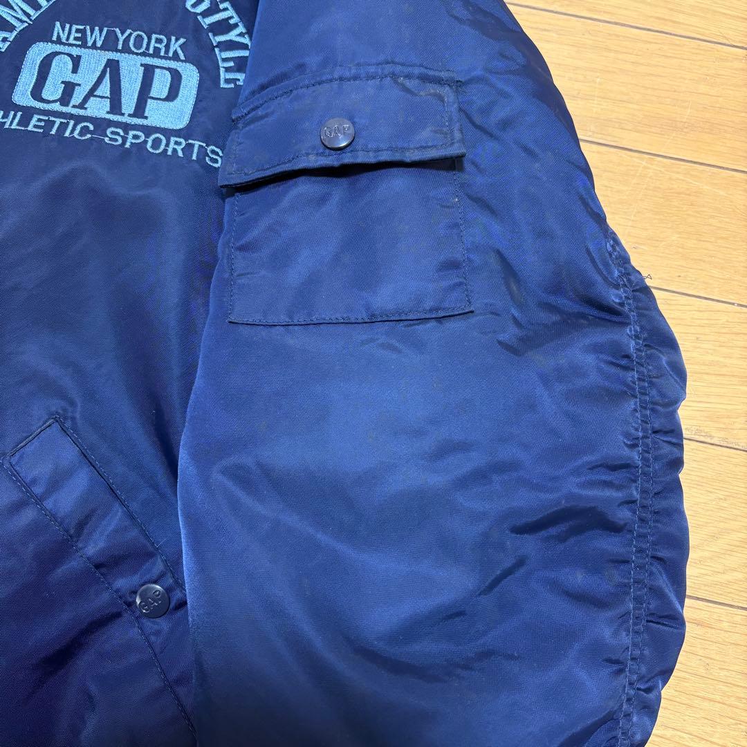 80s old GAP タロンジップ スタジャン ma-1 ボンバージャケット