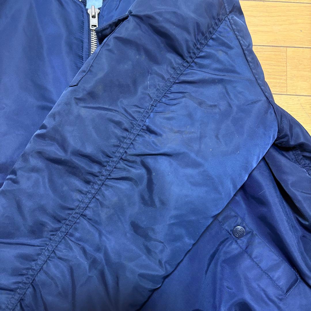 80s old GAP タロンジップ スタジャン ma-1 ボンバージャケット