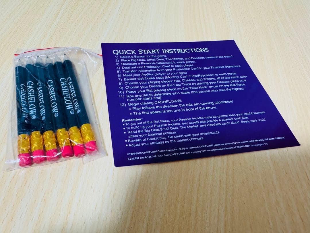 【美品】CASHFLOW 101 英語版 キャッシュフローゲーム