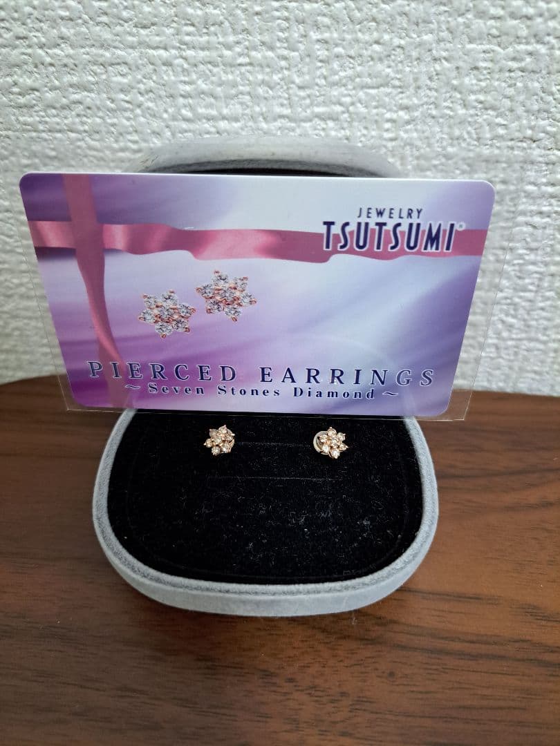 K10 ダイヤモンド0.2カラット　ピアス