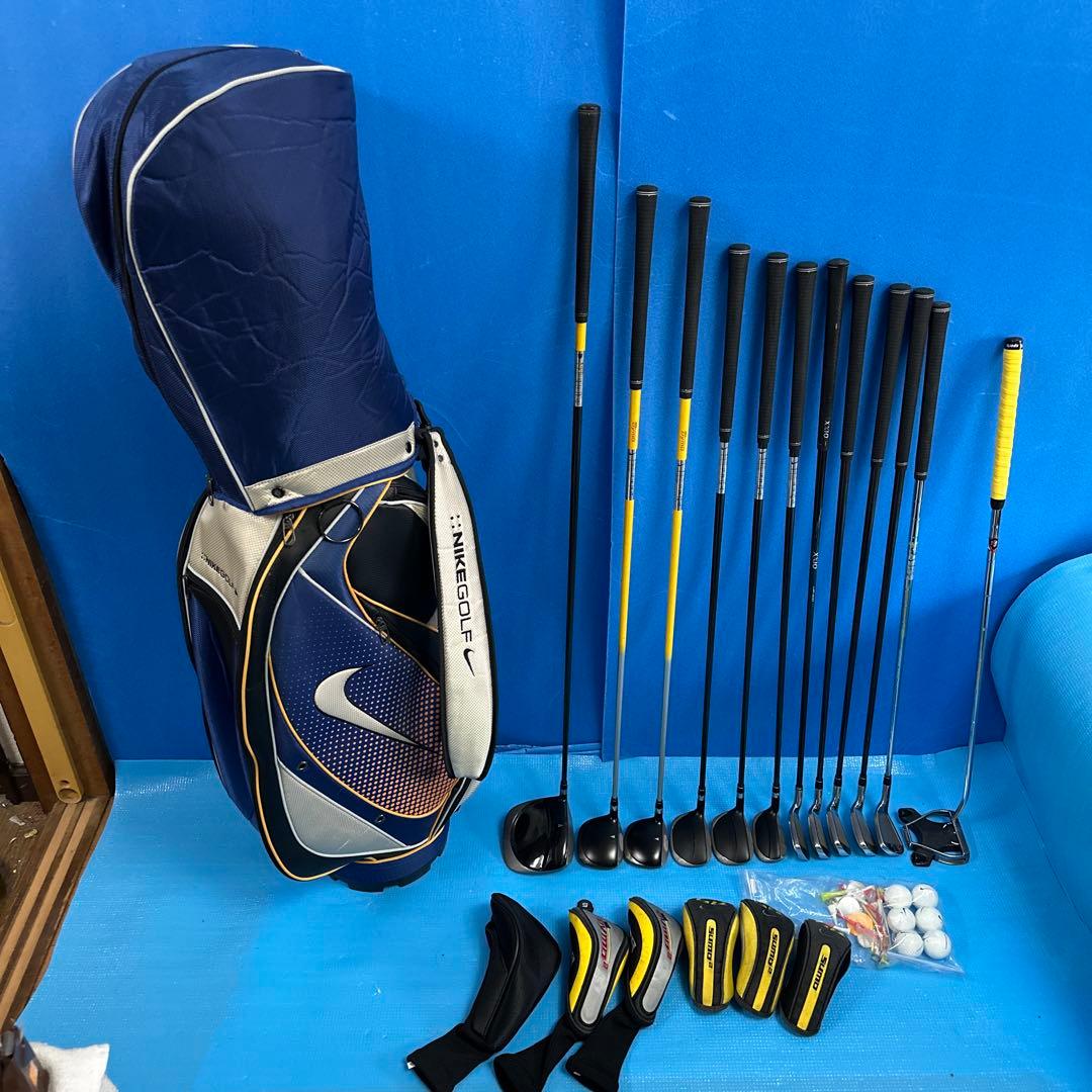 Nike Golf セットネイビー/オレンジバッグ