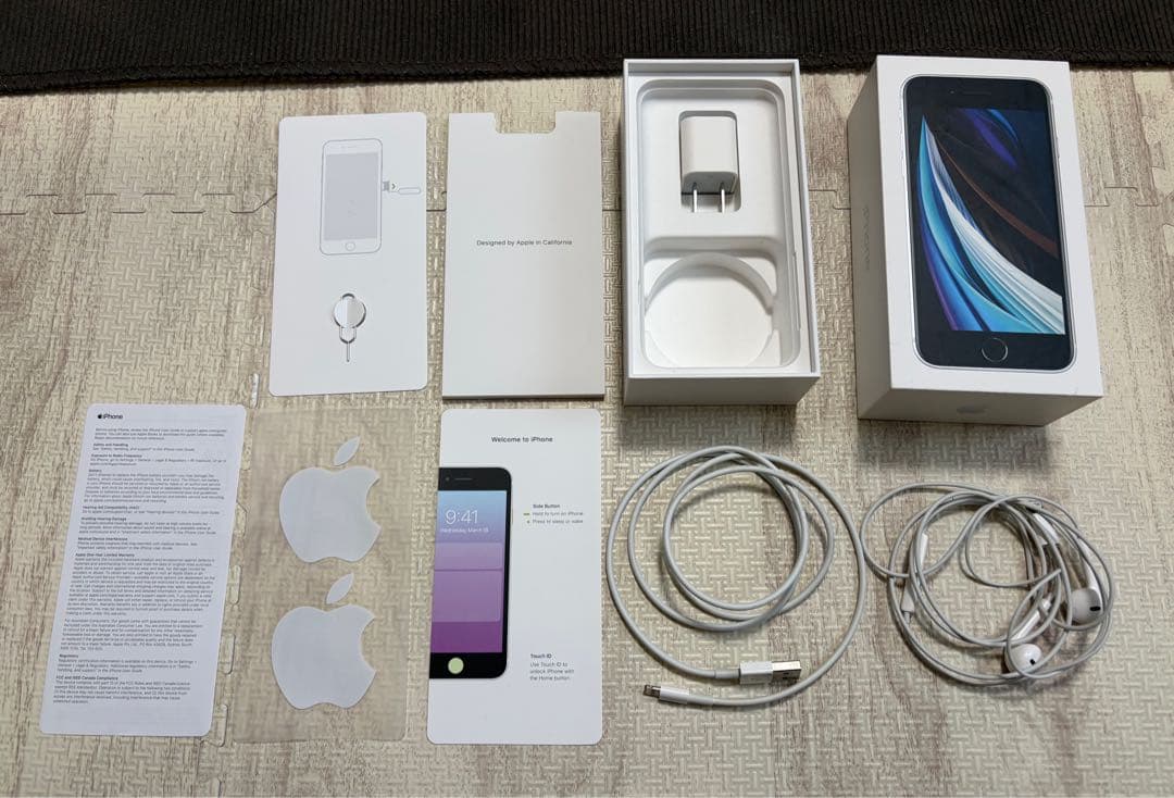 米国版 iPhone SE (第2世代) ホワイト128GB バッテリー87%