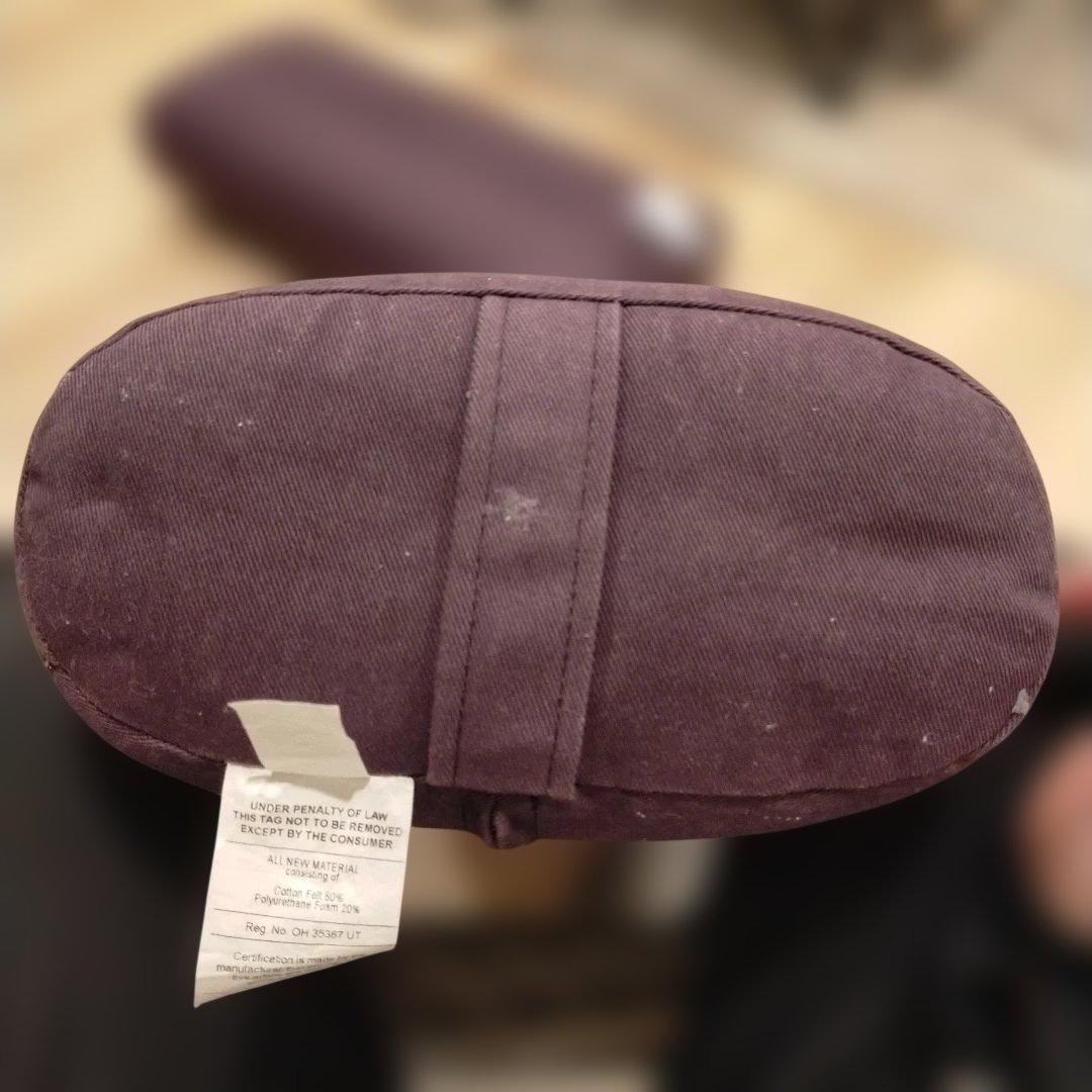 ダークパープル ヨガボルスター 100%コットン 2個セット