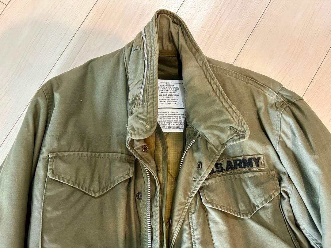 60'sU.S. ARMY M65フィールドジャケット1st.米軍実物ライナー付