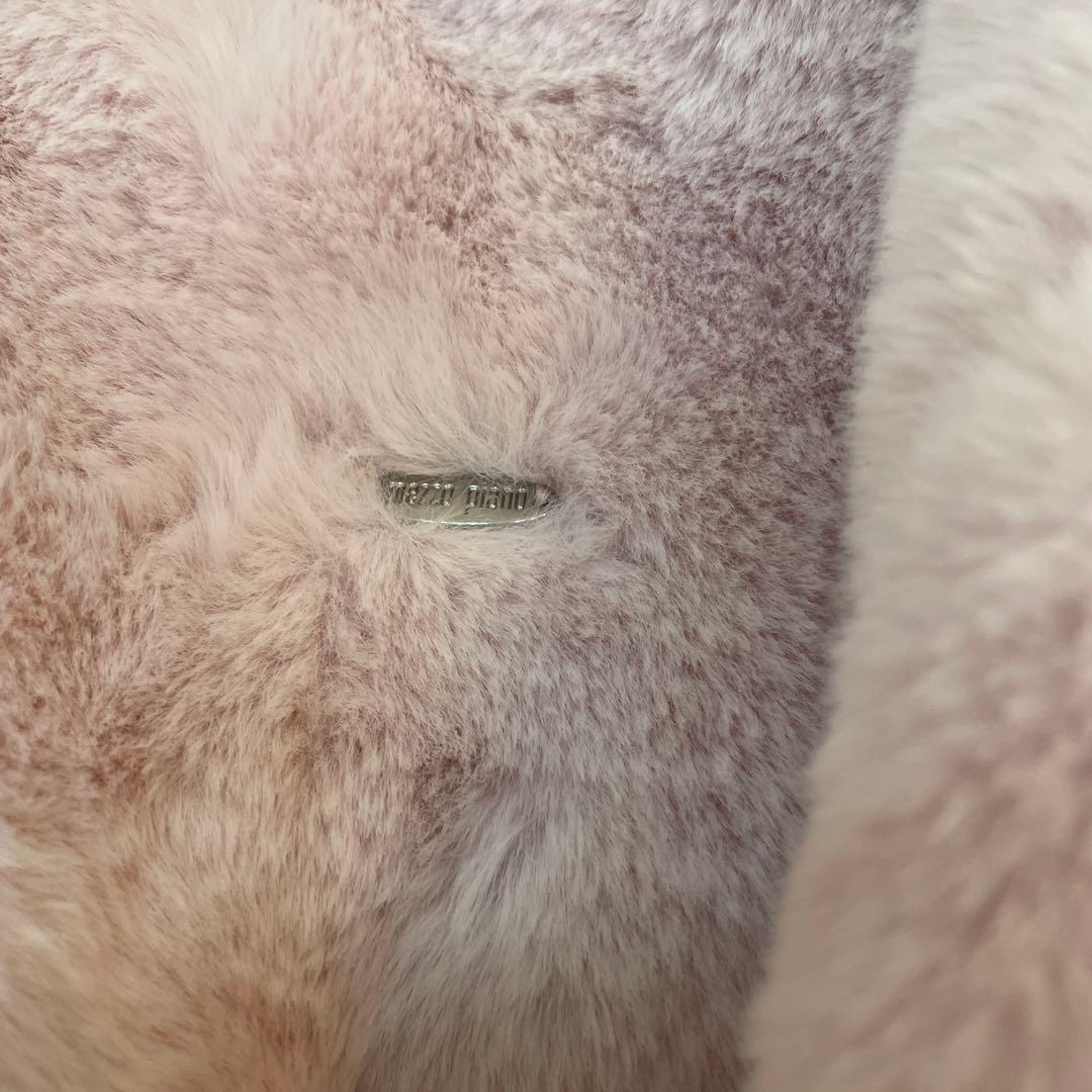 【2月までの出品】mezzopianoリバーシブル　フェイクファーブルゾン