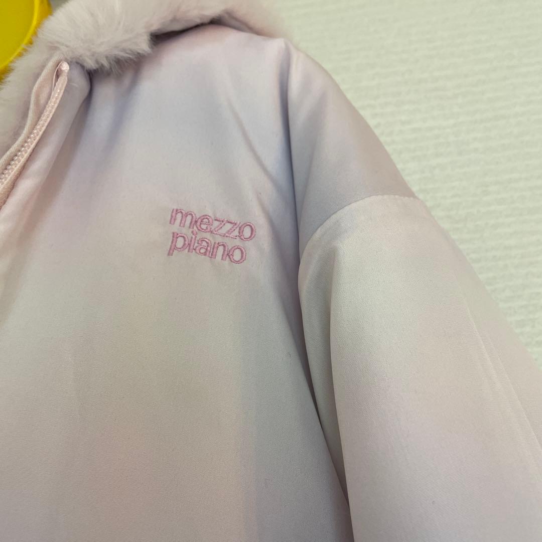 【2月までの出品】mezzopianoリバーシブル　フェイクファーブルゾン