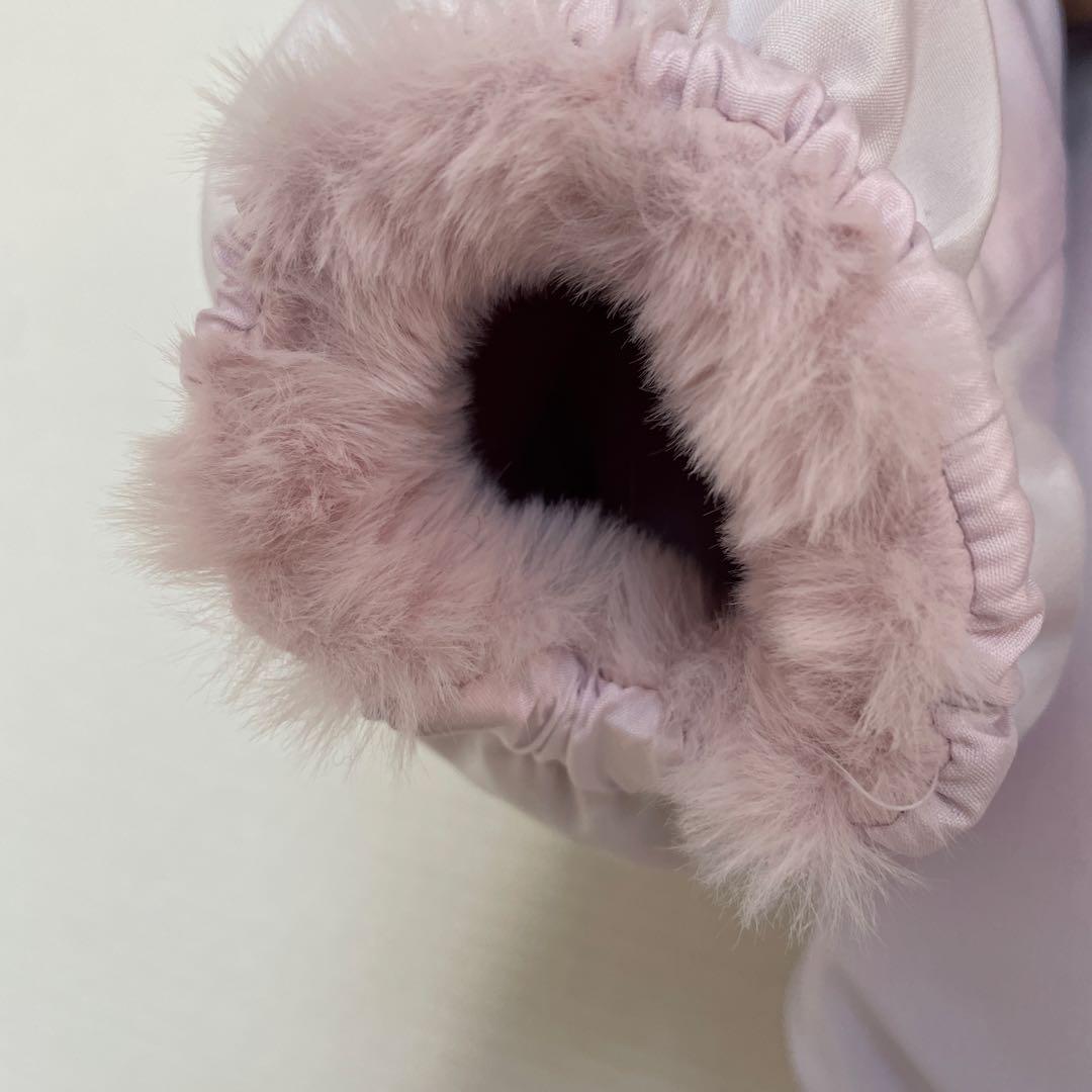 【2月までの出品】mezzopianoリバーシブル　フェイクファーブルゾン