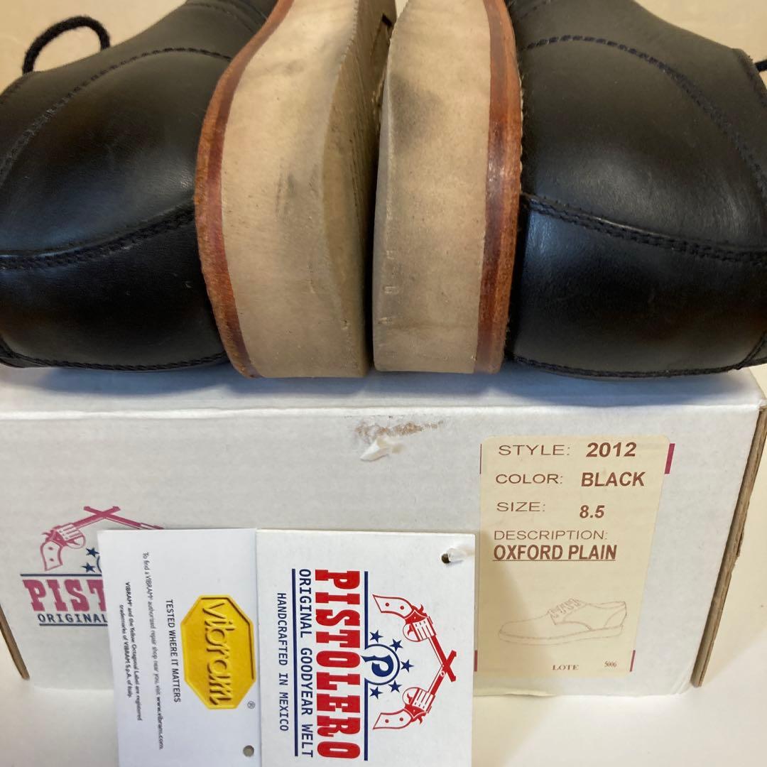 PISTOLEROSオクスフォードプレーントウ26.5cm