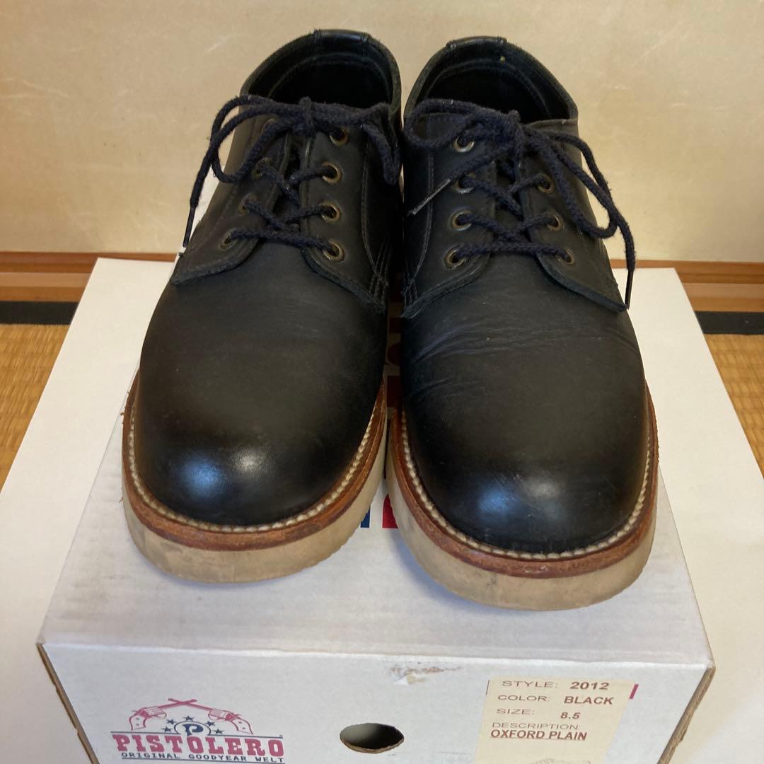 PISTOLEROSオクスフォードプレーントウ26.5cm