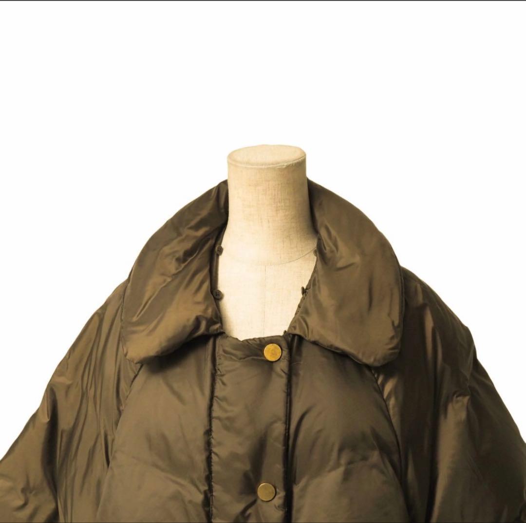 GRACECONTINENTAL ダウン ポンチョ　ラクーンファー　サイズ36