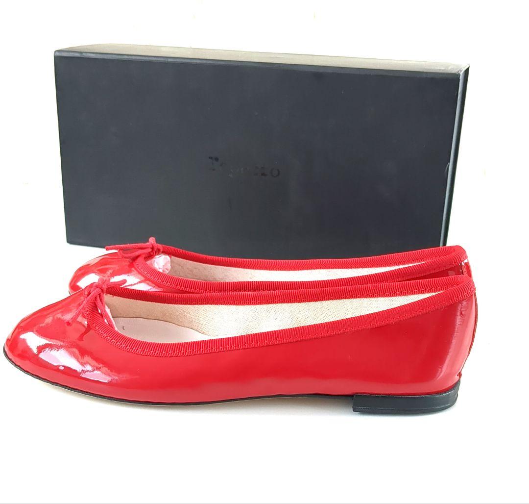 レペット*36/23cm*バレリーナ　シューズ*赤　ローファー