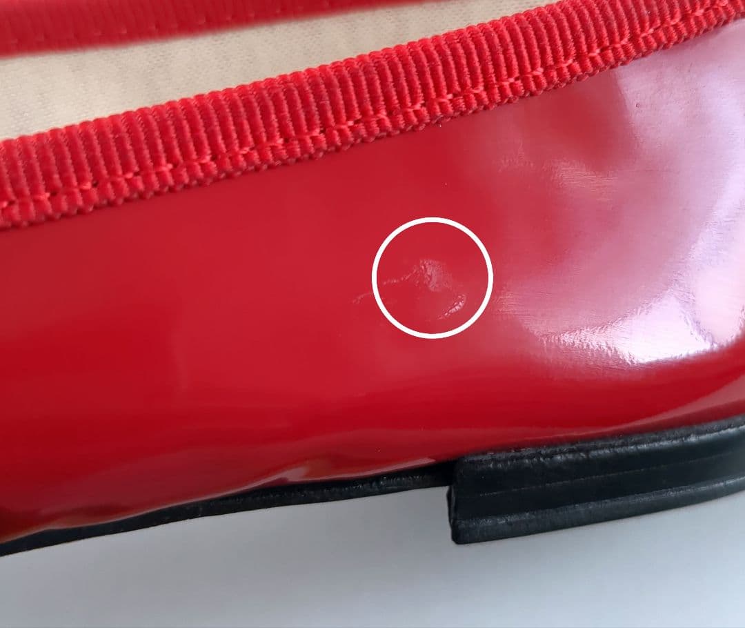 レペット*36/23cm*バレリーナ　シューズ*赤　ローファー