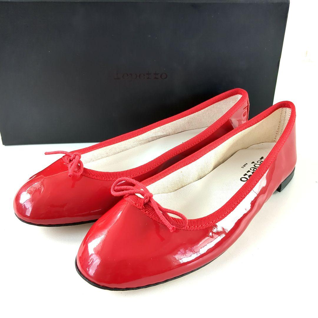 レペット*36/23cm*バレリーナ　シューズ*赤　ローファー