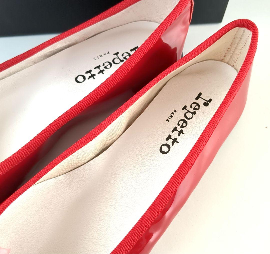 レペット*36/23cm*バレリーナ　シューズ*赤　ローファー