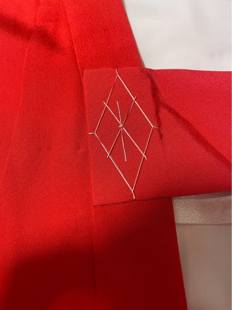 産着　お宮参り　長襦袢付き　正絹　ぼかし　女の子　半襟付き　金彩　辻ヶ花　未使用