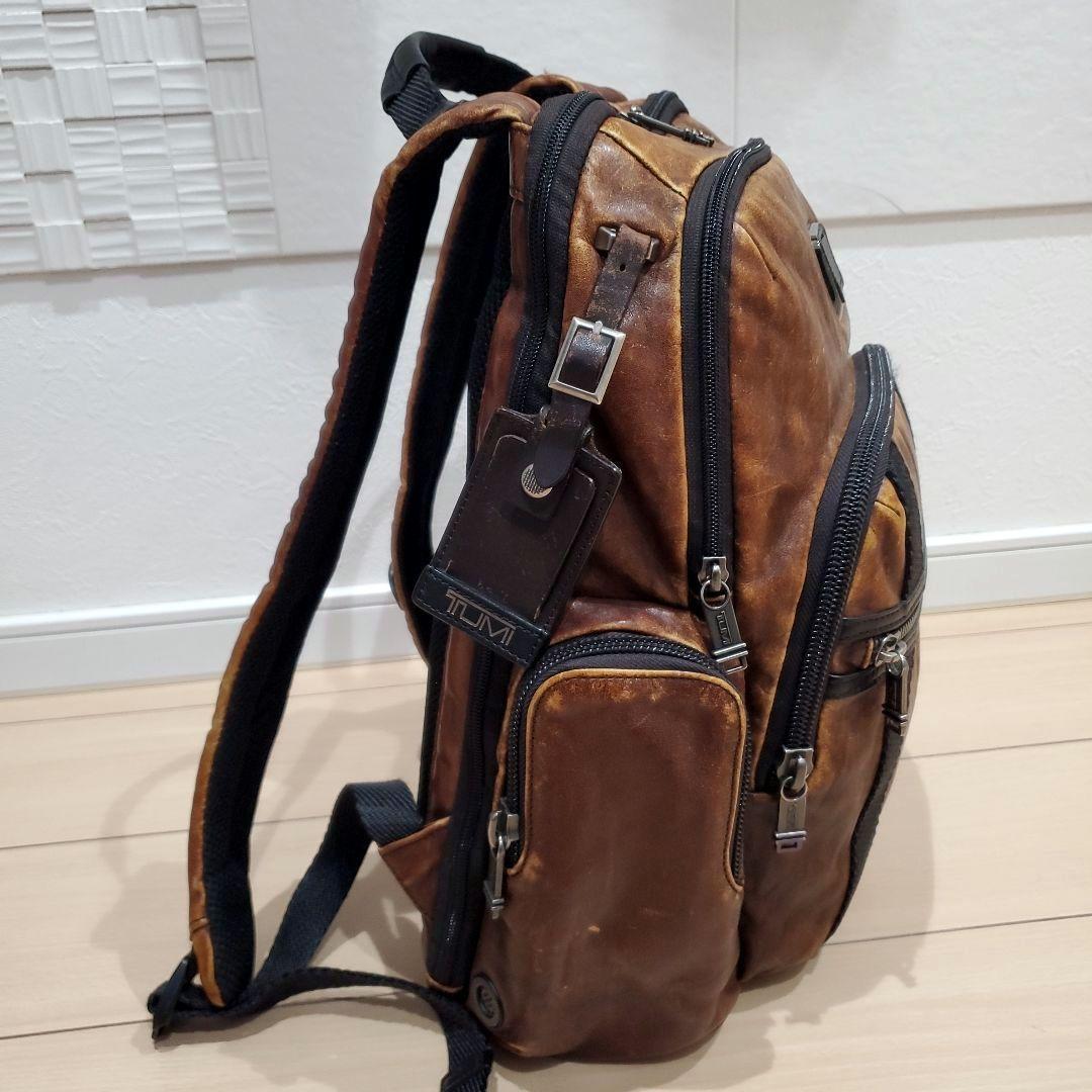 【希少カラー、本革】TUMI NORMAN BACKPACK ダークブラウン