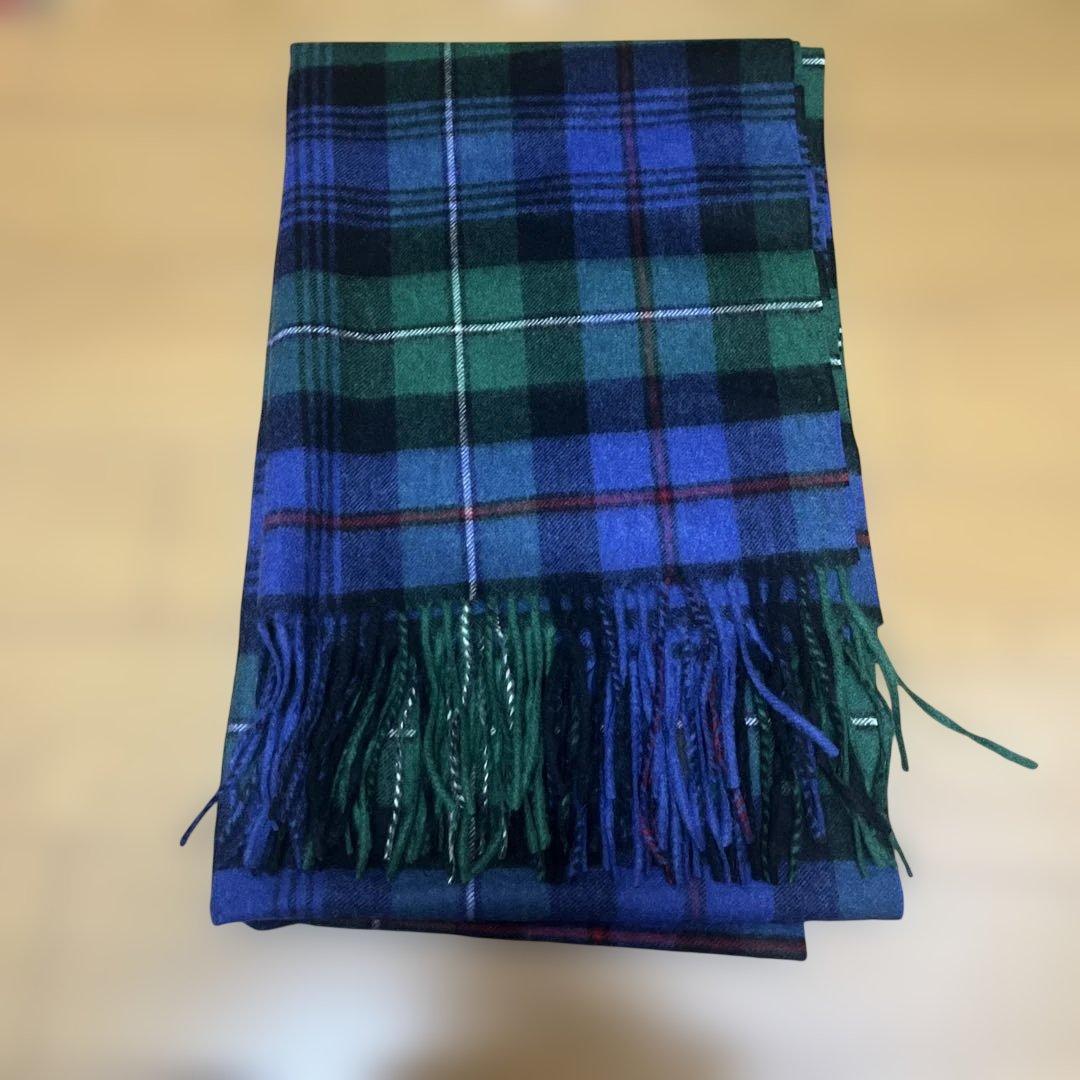 マッキントッシュ★カシミヤチェックマフラー