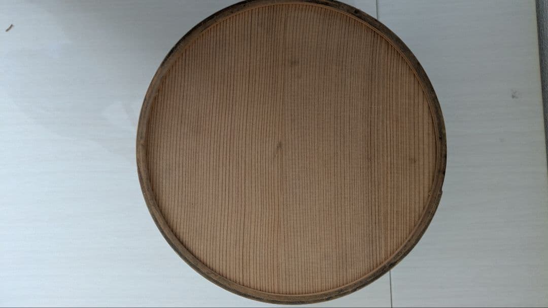 曲げわっぱ無塗装　おひつ　秋田杉　３合