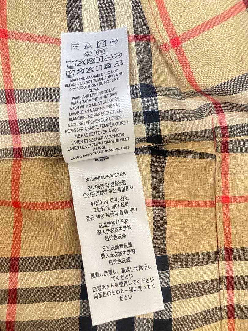 美品　正規品　BURBERRY チェック　ワンピース　140