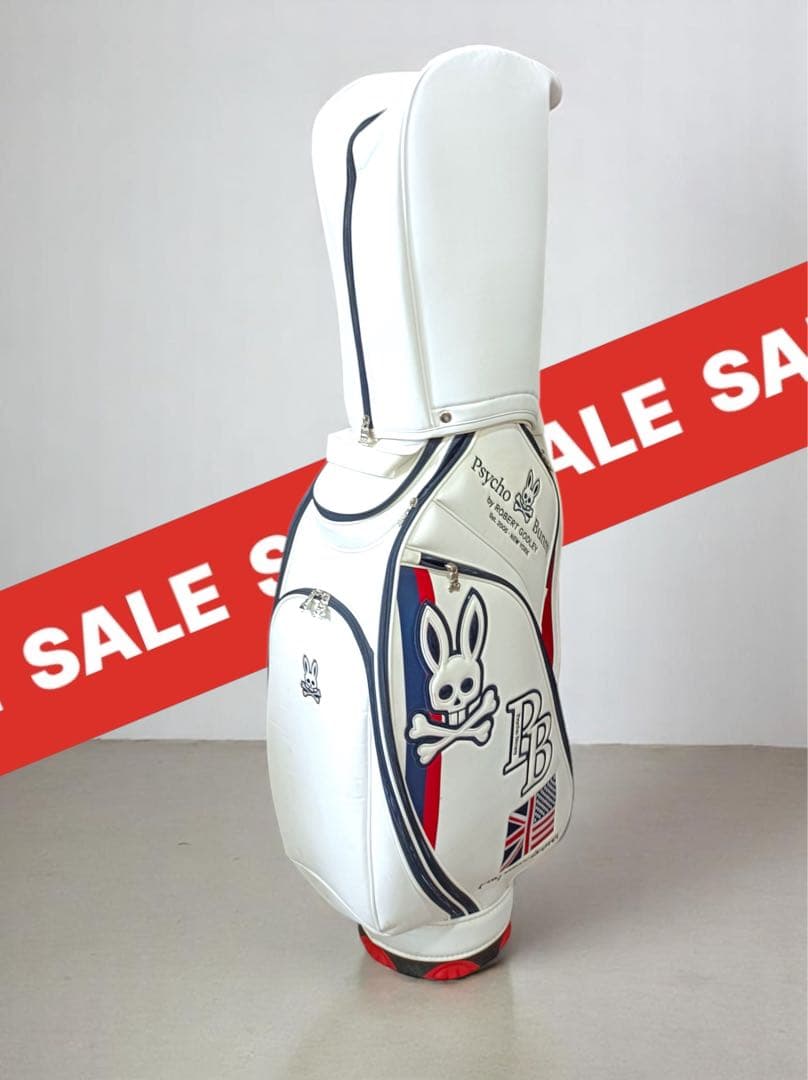 [八5414] Psycho Bunny サイコバニー キャディバッグ