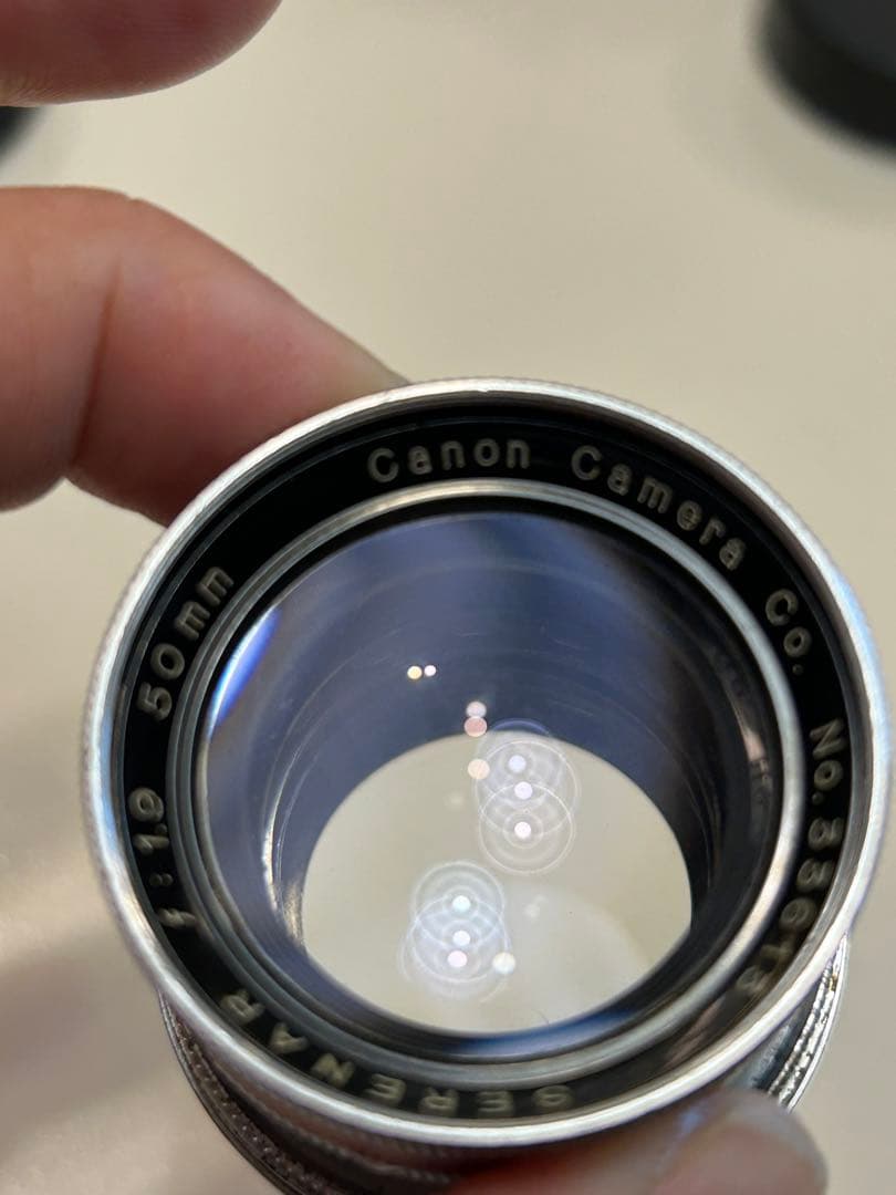 Canon Serenar 50mm f/1.9レンズ Lマウント L39