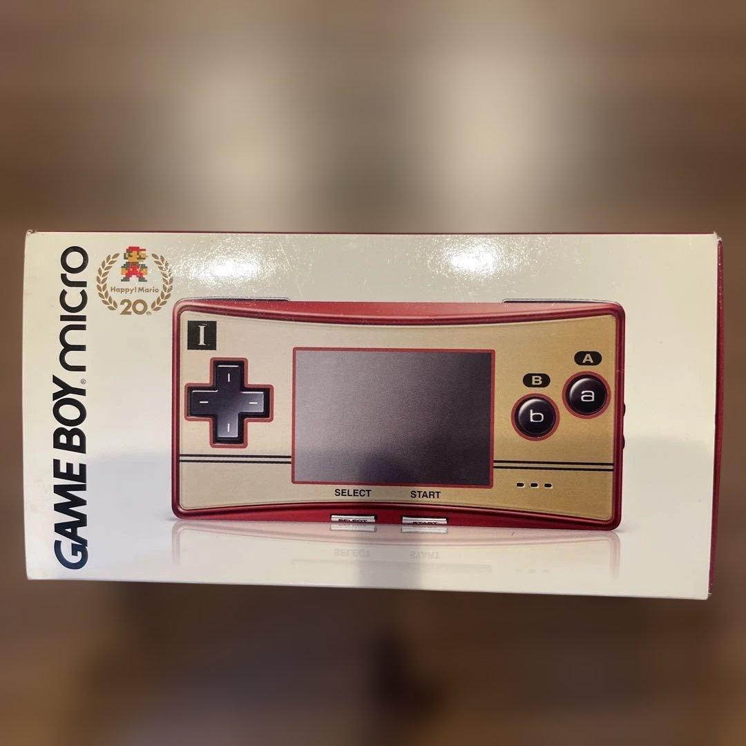 【美品　箱のみ】ゲームボーイミクロ(20周年限定ファミコンバージョン)