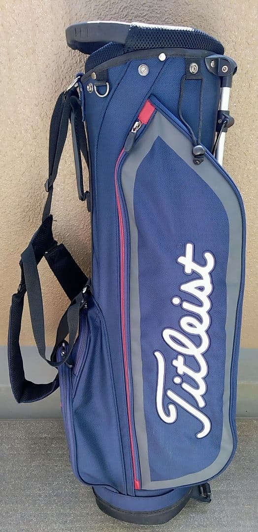 Titleist スタンドバッグ ネイビー カバー付き