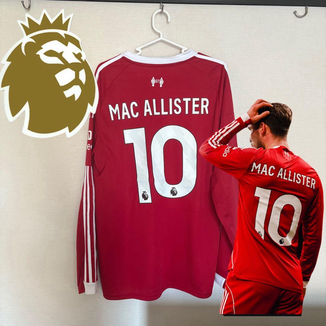 マクアリスター リヴァプール ユニフォーム L 新品 バッジ付 長袖