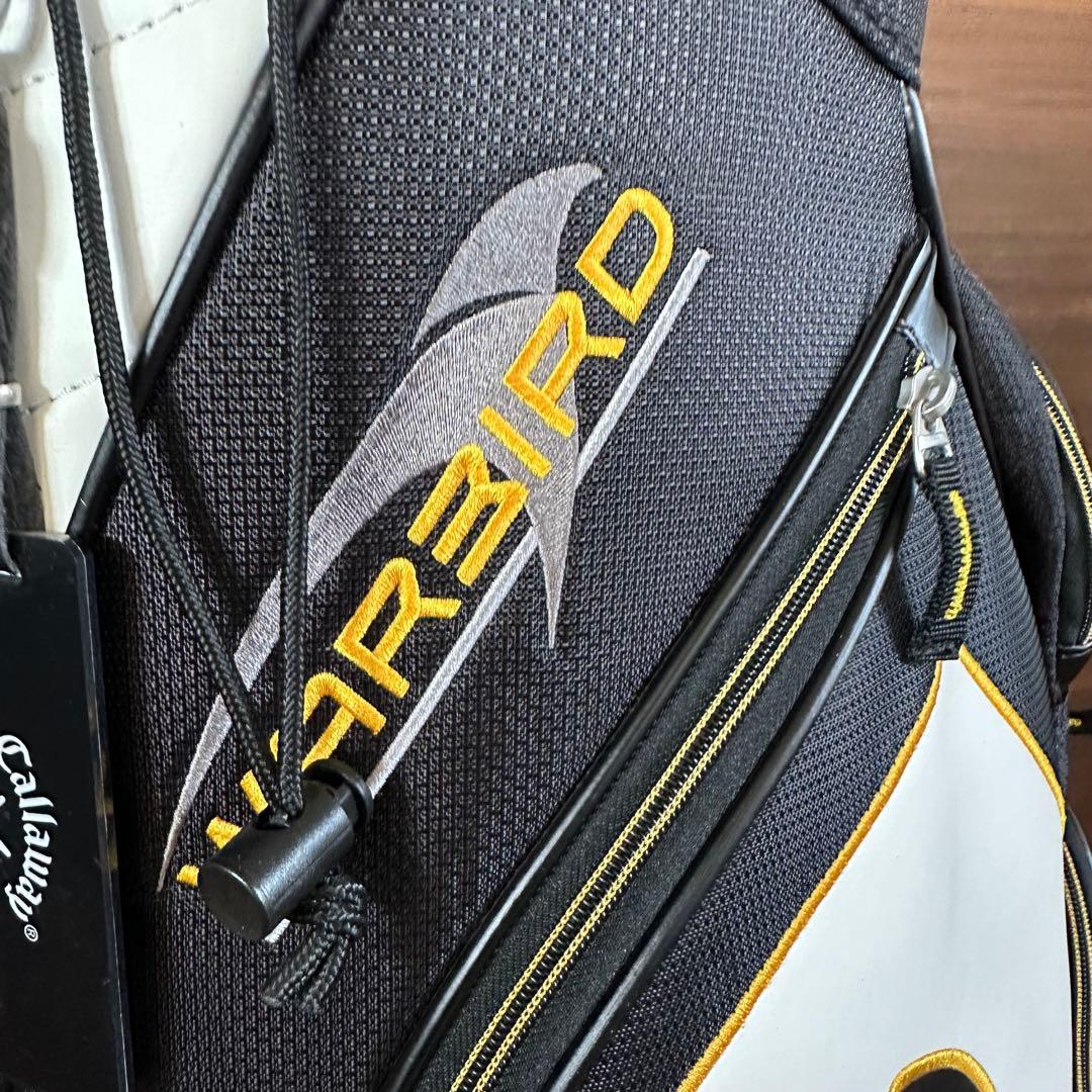 Callaway Warbird キャディバッグ 9型 ブラック×ホワイト