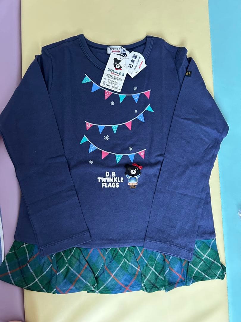 【新品タグ付き】DOUBLE.B チュニック ダウン120.130センチセット