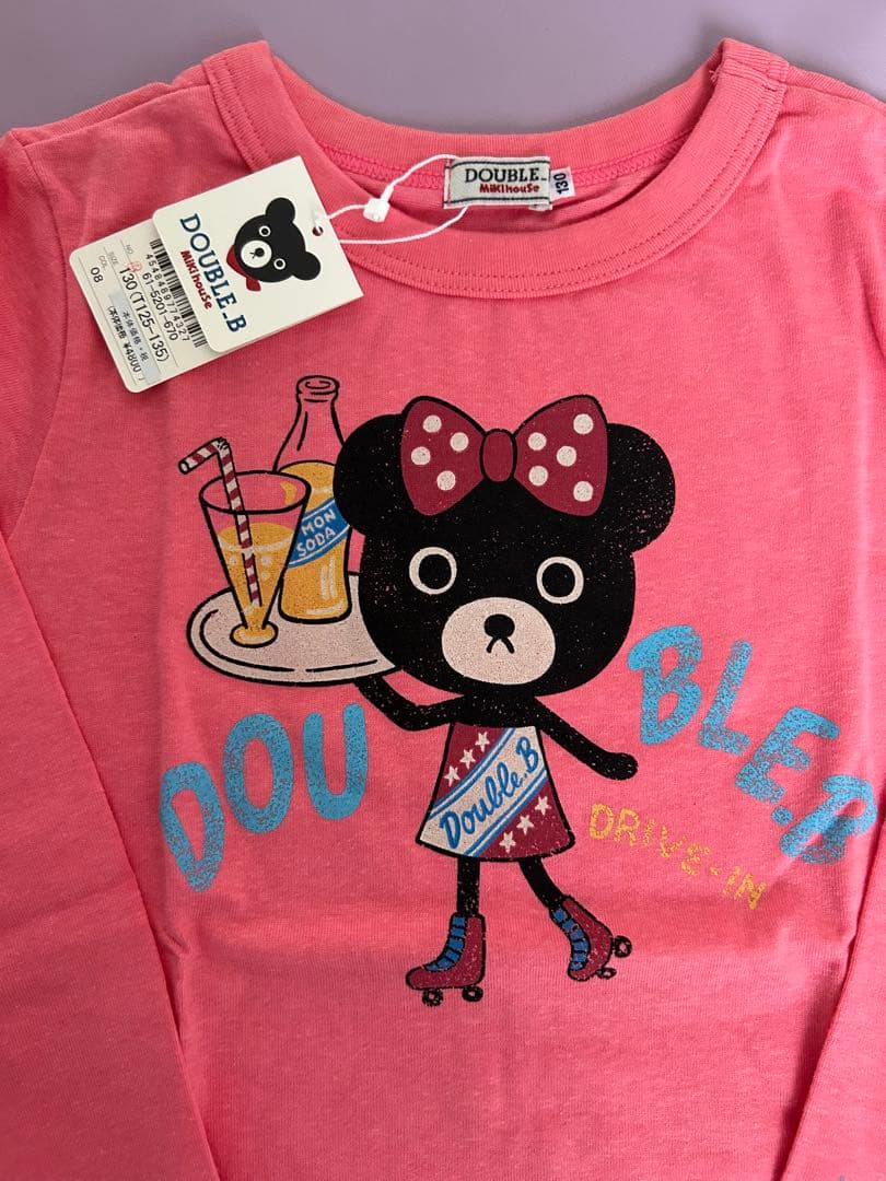 【新品タグ付き】DOUBLE.B チュニック ダウン120.130センチセット