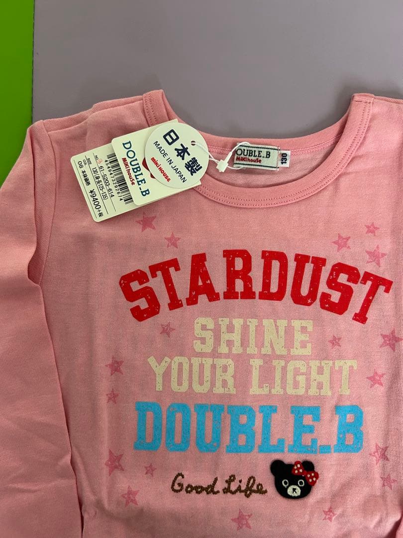 【新品タグ付き】DOUBLE.B チュニック ダウン120.130センチセット